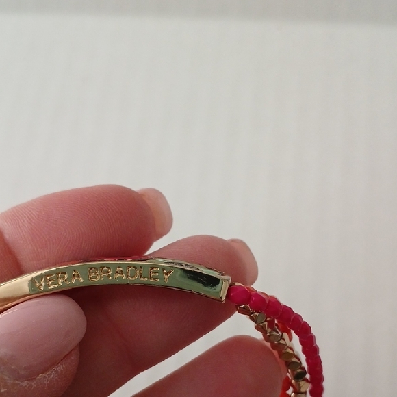 Vera Bradley Vibrant Pink and Orange Bracelet - Picture 2 of 3